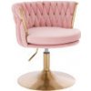 Otočná stolička Baroko Velur Puder