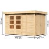 Drevený záhradný domček RETOLA 3 Lanitplast