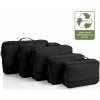 Heys Ecotex Packing Cube 5 Pc Set Black Onyx