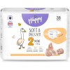 Bella Happy Soft & Delicate veľ. 2 - 38 ks (3-6 kg)
