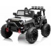 mamido Elektrické autíčko Jeep Brothers 24V 2x200W lakované strieborné