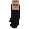 Vlnka Bavlnené ponožky členkové nízke 2 páry čierna veľkosť 47-50