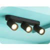 Spectrum LED Stropné interiérové svietidlo 3xGU10 MADARA ALTRO, čierne [SLIP003064]