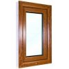 PVC OKNO 50 x 70 cm / 500 x 700 mm ĽAVÉ OTVÁRAVO-SKLOPNÉ DVOJSKLO ZLATÝ DUB