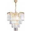 ZUMA LINE Amedeo 17106/4+1-GLD (Krištáľový luster Amedeo od firmy ZumaLine.)