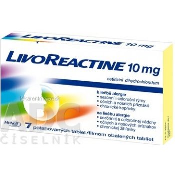 LivoReactine 10 mg tbl.flm.7 x 10 mg