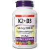 WEBBER NATURALS Vitamín K2 120 mcg + D3 1000 IU 60 kapsúl