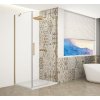 Gelco Trinity - Sprchový kút 110x90 cm, pravé, číre sklo/zlatá GT5690-11CR-G