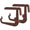 PROSPERPLAST držiak na kvetináč truhlík 23,5cm HANGPLAST IWWS-R222 hnedý plastový