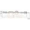 Hriadeľ tachometra COFLE S21040 S21040