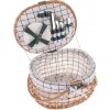 Prútený piknikový kôš pre 2 osoby, 42 x 34 x 25 cm, 2,75 kg