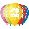 Nafukovacie balóniky, 30 cm, číslica „2