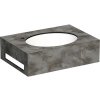 Kompaktná doska pod umývadlo so zapusteným umývadlom Intedoor TRENTA Compact imitácia bridlice dĺžka 60 cm až 160 cm x 50 cm S výrezom