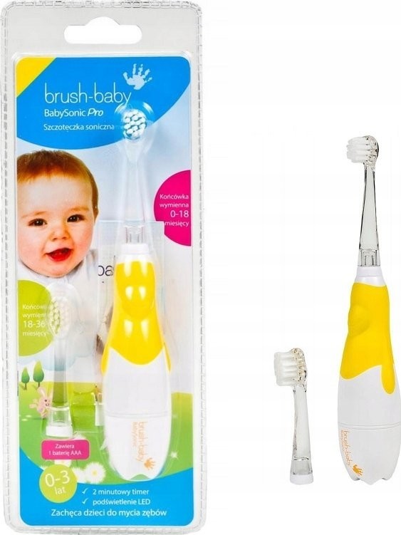 Brush Baby BabySonic 0-36m Yellow