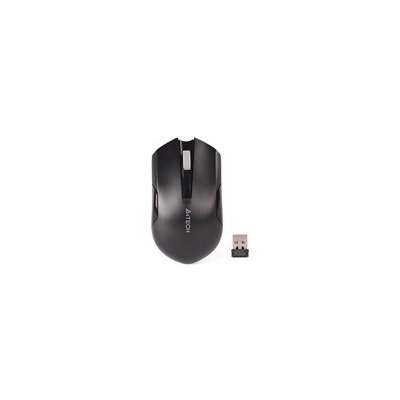 Bluetooth optická myš A4tech G3-200NS, V-Track, bezdrôtová optická myš, 2.4GHz, dosah 10 m, čierna farba, Čierna