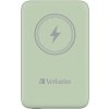 Verbatim, power banka s bezdrôtovým nabíjaním, 5V, nabíjanie telefónu, 32246, 10 000mAh, magnetické pripevnenie, zelená