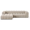 Micadoni Modulárna sedačka Lupine, 4-miestna, ľavý roh – béžová