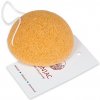 Konjac pleťová špongia polguľa žltá kurkuma
