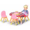 Bábika BABY born Minis Sada s narodeninovým stolom, stoličkami a bábikou (4001167906170)
