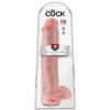 King Cock 15 obr dildó 38 cm tmavý naturálny