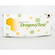 Tozax multidrogový test 10 druhov drog jednokrokový test COC THC MOP MET AMP BZO BAR MTD PCP TCA v moči 1 ks