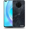Picasee silikónový čierny obal pre Honor 50 Lite - Black marble
