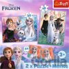 Trefl 2v1 + pexeso Princezné vo svojej zemi Disney Frozen 2