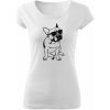 T-ričko Bouledogue Ray Ban dámske tričko Farba trička: Biela, Veľkosť: XS