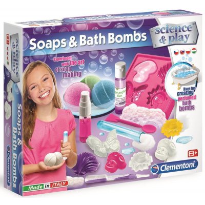 Clementoni Detské laboratórium Výroba mydla a kúpeľových bômb