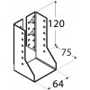 Domax Trámová papuča WB 2 38x111