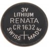 Nenabíjecí knoflíková baterie CR1632 Renata Lithium 1ks Blistr