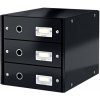 Zásuvkový box Leitz Click & Store 3 zásuvky čierny
