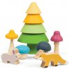 Bigjigs Vkladacie puzzle tvary