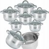Súprava hrncov Zilner Premium nerezová oceľ 12 ks