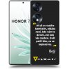 Picasee silikónový čierny obal pre Honor 70 - Kazma - SVĚT PATŘÍ TĚM, CO SE NEPOSEROU