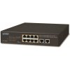 Planet GSD-1008HP, PoE switch 8x PoE 802.3at 120W + 2x 1000Base-T, VLAN, extend mód 10Mb/s do 250m