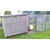 Kurín pre sliepky Roky 4, 180 cm x 106 cm x 97 cm Farba: Hnedá, Veľkosť výbehu: 1 m