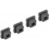 Team Corally Sada pouzder pro 5mm držáku/parohů tlumiče průchozí otvor 0 stupňů Kompozit 4 ks C-00180-735