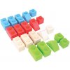 Bigjigs Baby Drevené Spojkostky Primary set