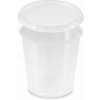 Wimex Miska PP okrúhla priehľadná 500ml + viečko 250 sád