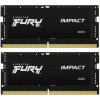 Kingston DDR5 SODIMM 64GB 5600MT s CL40 Kit of 2 FURY Impact PnP KF556S40IBK2-64