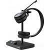 Yealink WH62 Dual Teams Slúchadlá s mikrofónom Bezdrôtový Pres hlavu Kancelária / call centrum Micro-USB Nabíjací podstavec Čierna (WH62 DECT Wireless Headset)