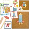 Woopie zatľkačka korková zátka Montessori skladačka plastelové kladivo