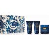 Versace Eau Fraiche Extreme Pour Homme parfumovaná voda 50 ml + balzam po holení 50 ml + sprchový gel 50 ml, darčeková sada pre mužov