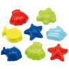 ECOIFFIER Baby formičky na písek ocean set 8ks