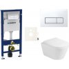 Cenovo zvýhodnený závesný WC set Geberit do ľahkých stien / predstenová montáž + WC Glacera Ava SIKOGESAVAD50