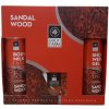 BodyFarm Gift set sandalwood (SG + BM + Soap) - Veľký darčekový set so santalovým drevom I 250 ml + 250 ml + 110 g BodyFarm Gift set sandalwood (SG + BM + Soap)