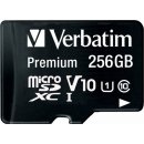 Pamäťová karta Verbatim microSDXC UHS-I 256GB 44087