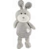 Zajac / Zajačik sediaci pruhovaný plyš 25cm