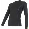 Dámske funkčné tričko Sensor, MERINO ACTIVE čierna,sivá,žltá XL